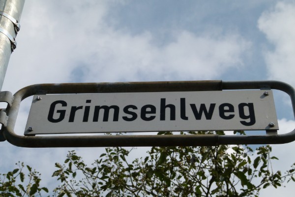Straßenschild Grimsehlweg | Grundschule Grimsehlweg